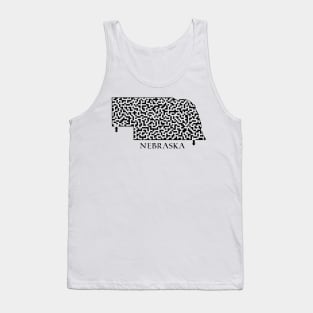 State of Nebraska Maze Tank Top